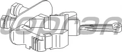 Главный цилиндр, система сцепления TOPRAN купить