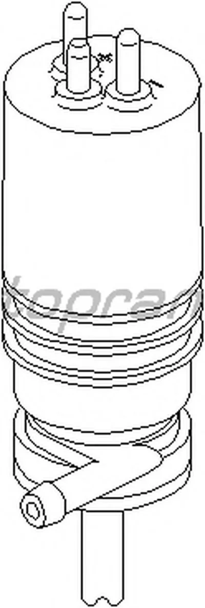 Водяной насос, система очистки окон TOPRAN купить