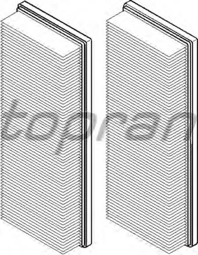 Воздушный фильтр TOPRAN купить