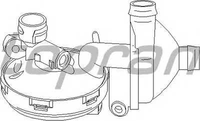 Клапан, отвода воздуха из картера TOPRAN купить