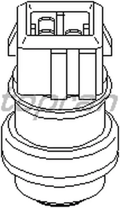 Датчик, температура охлаждающей жидкости TOPRAN купить
