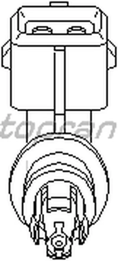 Датчик, температура впускаемого воздуха TOPRAN купить