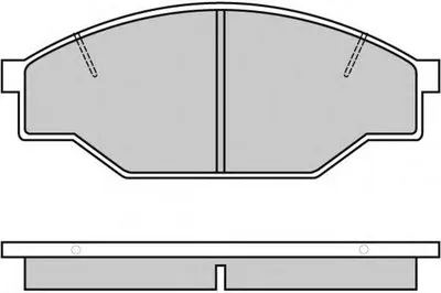 Комплект тормозных колодок, дисковый тормоз E.T.F. купить