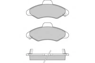 Комплект тормозных колодок, дисковый тормоз E.T.F. купить