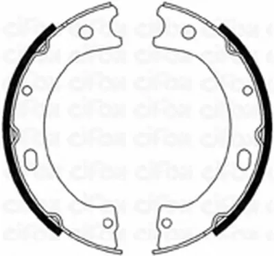 Комплект тормозных колодок, стояночная тормозная система CIFAM купить