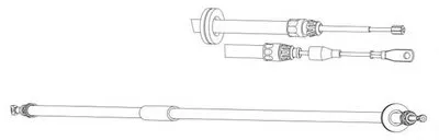 Трос, стояночная тормозная система CEF купить
