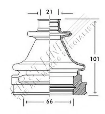Пыльник, приводной вал FIRST LINE купить