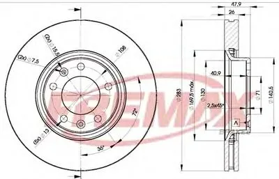 Тормозной диск Premium Carbon + FREMAX купить