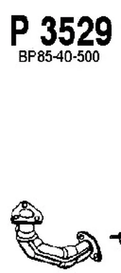 Труба выхлопного газа FENNO купить