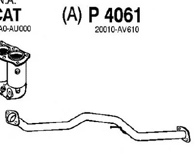 Труба выхлопного газа FENNO купить