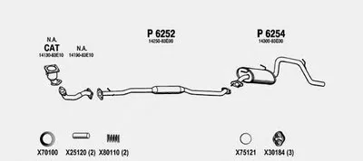 Система выпуска ОГ FENNO купить