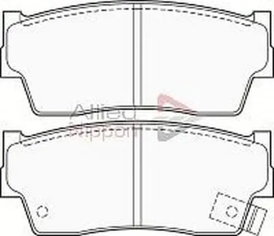 Комплект тормозных колодок, дисковый тормоз ANL Braking COMLINE купить