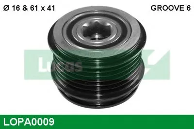 Механизм свободного хода генератора LUCAS ENGINE DRIVE купить