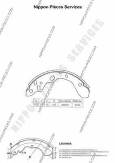 Комплект тормозных колодок NPS купить