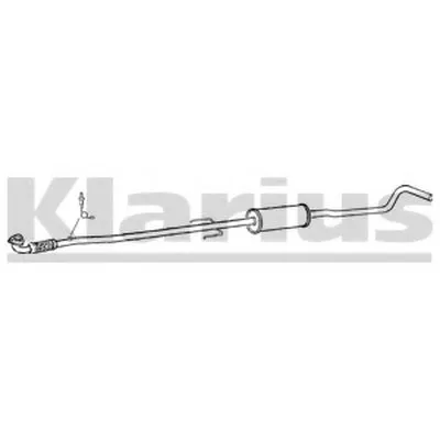 Средний глушитель выхлопных газов KLARIUS купить