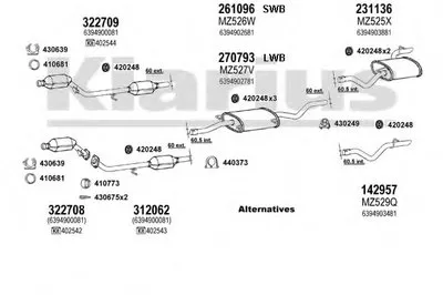 Система выпуска ОГ KLARIUS купить