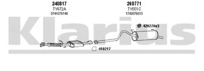 Система выпуска ОГ KLARIUS купить