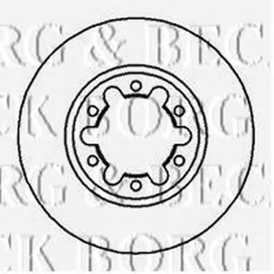 Тормозной диск BORG & BECK купить