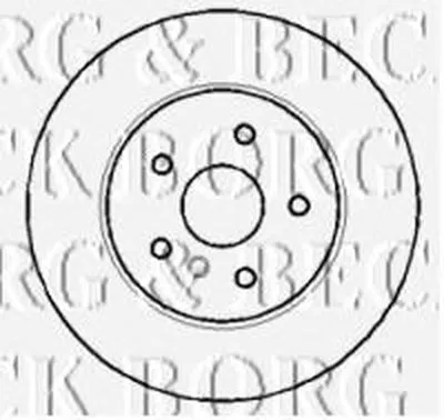 Тормозной диск BORG & BECK купить
