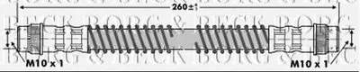 Тормозной шланг BORG & BECK купить