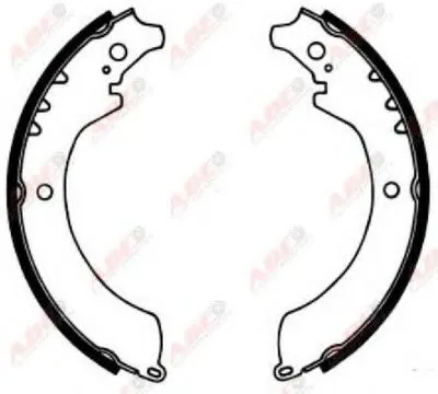 Комплект тормозных колодок ABE купить