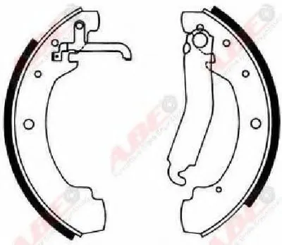 Комплект тормозных колодок ABE купить