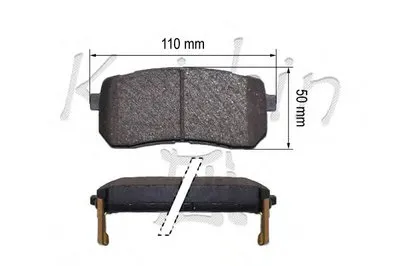 Комплект тормозных колодок, дисковый тормоз KAISHIN купить