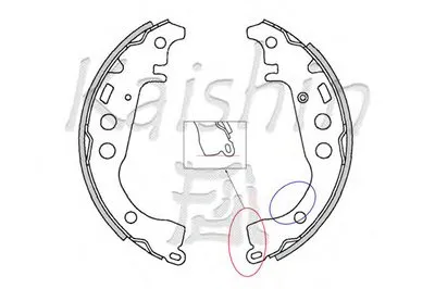 Комплект тормозных колодок KAISHIN купить