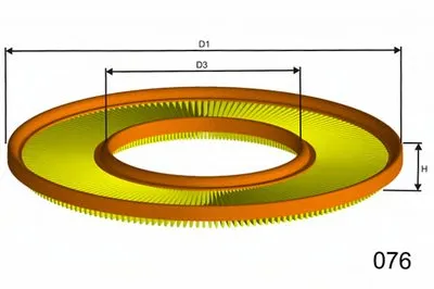 Воздушный фильтр MISFAT MISFAT купить