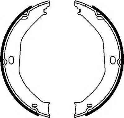 Комплект тормозных колодок, стояночная тормозная система HELLA PAGID купить