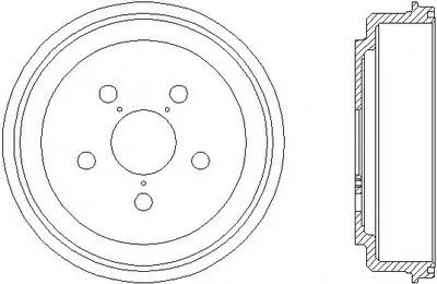 Тормозной барабан HELLA PAGID купить