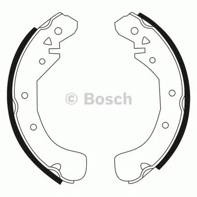 Комплект тормозных колодок BOSCH купить