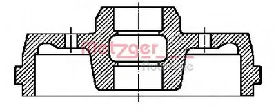 Тормозной барабан METZGER купить