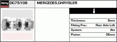 Тормозной суппорт Remanufactured REMY (Multiline) DELCO REMY купить