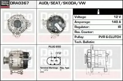Генератор Remanufactured REMY (Light Duty) DELCO REMY купить