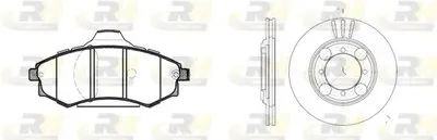 Комплект тормозов, дисковый тормозной механизм Dual Kit ROADHOUSE купить