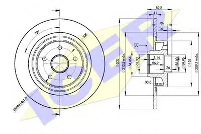 Тормозной диск ICER купить