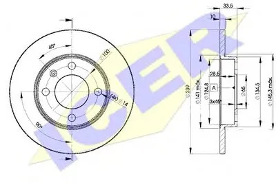 Тормозной диск ICER купить