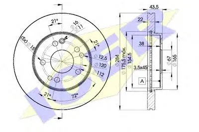 Тормозной диск ICER купить