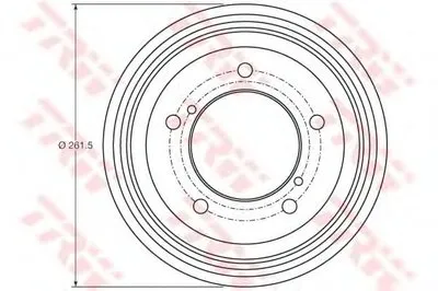 Тормозной барабан TRW купить