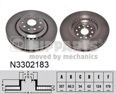 Тормозной диск NIPPARTS купить