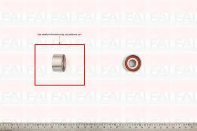 Паразитный / Ведущий ролик, зубчатый ремень FAI AutoParts купить