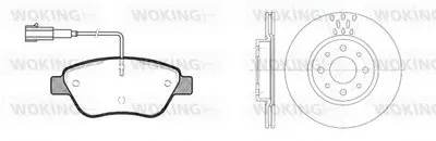 Комплект тормозов, дисковый тормозной механизм WOKING купить