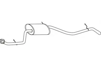 Глушитель выхлопных газов конечный FENNO купить