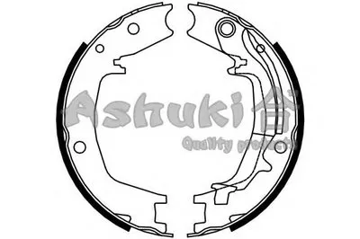 Комплект тормозных колодок ASHUKI купить