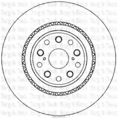 Тормозной диск BORG & BECK купить