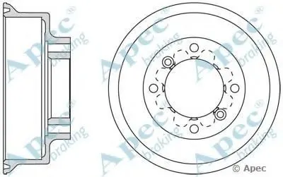 Тормозной барабан APEC braking купить