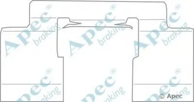 Комплектующие, тормозные колодки APEC braking купить
