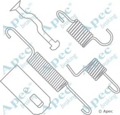 Комплектующие, тормозная колодка APEC braking купить