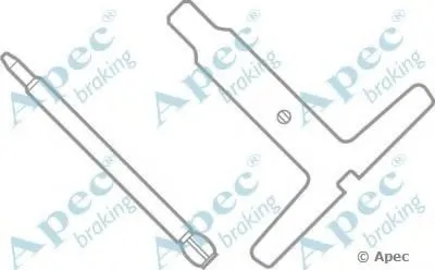 Комплектующие, тормозные колодки APEC braking купить